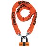 Reťazový zámok Heavy Duty orange 150 cm