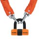 Reťazový zámok Heavy Duty orange 150 cm