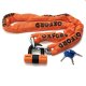 Reťazový zámok Heavy Duty orange 150 cm