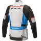 Bunda Honda Andes V3 Drystar ice grey/blue/bright red