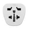 World to EU Adapter white World to EU Adapter white