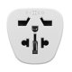 World to EU Adapter white