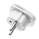 World to EU Adapter white