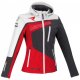 Bunda Softshell Racing Lady Black/White/Red