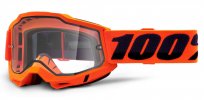 Accuri 2 Enduro Neon Orange - clear Dual lens