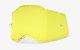 Plexi Injected Anti-fog Racecraft 2/Accuri 2/Strata 2 yellow