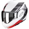 EXO-TECH EVO Genre Matt White/Silver/Red EXO-TECH EVO Genre Matt White/Silver/Red
