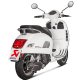 Slip-On Line Black Stainless Steel Vespa GTS 125 (17-20)