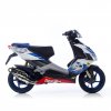 Hand Made Black Aprilia SR 50 (04-12); Gi50, Gilera Runner 50 (05-12); Piaggio Nrg 50 Power (05-06)