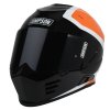 Přilba Venom Black/White/Orange Přilba Venom Black/White/Orange