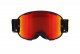 MX brýle STRIVE Matt Black - červené + čiré plexi MX brýle STRIVE Matt Black - červené + čiré plexi