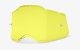 Plexi Injected Anti-fog Racecraft 2/Accuri 2/Strata 2 yellow