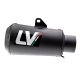 15212FBU LV-10 Full Black YAMAHA MT-03 (16-20), MT-25 (15-18), YZF-R25 (14-18), YZF-R3 (15-20)
