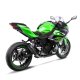 15218FBU LV-10 Full Black KAWASAKI NINJA 400 (18-23), NINJA 500/SE (24-26), Z 400 (19-23), Z 500/SE (24-26)