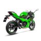 15218FBUL LV-10 Full Black WorldChamp KAWASAKI NINJA 400 (18-23), Z 400 (19-23)