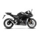 15273BU LV-10 Black HONDA CB 500 F (19-23), CB 500 HORNET (24-26), CB 500 X (19-23), CBR 500 R (19-23), NX 500 (24-26)