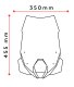 Plexi New Generation Touring 3626 BMW R1250R (18-25)