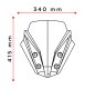 Plexi Sport Screen 21341 SUZUKI GSX-S1000GT (22-26), GSX-S1000GT TRAVEL EDITION (22-23)