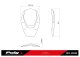 Plexi Sport Screen 21839 BMW R1300GS/Adventure (23-25)