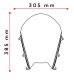 Plexi R-Racer Screen 21999 SUZUKI GSX-8R (24-26)