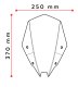 Plexi New Generation Touring 22009 KAWASAKI Z500 (24-26), Z500 SE (24-26)