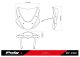 Plexi New Generation Sport 22234 TRIUMPH STREET TRIPLE 765 R (23-25), STREET TRIPLE 765 RS (23-25)