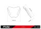 Plexi Sport Screen 22455 YAMAHA TRACER 9 (25-26), TRACER 9 GT (25-26), TRACER 9 GT PLUS (25-26), TRACER 9 Y-AMT (25-26)