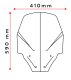 Plexi Windshield V-Tech Line Touring 1295 HONDA FORZA 125 (15-20), FORZA 300 (18-20)
