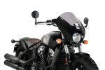 Polokapotáž s plexi Dark Night 21107 Gloss INDIAN SCOUT BOBBER (18-26)