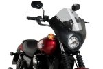 Polokapotáž s plexi Dark Night 21099 Gloss HARLEY DAVIDSON STREET 750 XG750 (15-21)