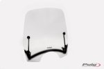Plexi Windshield T.S. 6331 SYM FIDDLE II 125 (07-14), FIDDLE II 150 (08-15), FIDDLE II 50 4T AC E2 (07-17), FIDDLE II 50 4T AC E4 (18-20), FIDDLE II 50 ie 4T AC E5 (21-23), SYMPHONY 125 ST 4T AC E3 (15-17)
