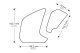 Kneepads Anti-Slip Yamaha MT-07 (18-20)