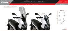 Plexi Windshield V-Tech Line Touring 21488 SEAT MÓ 125; SILENCE S01