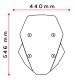 Plexi Touring Screen 21546 CFMOTO 800MT EXPLORE (24), 800MT SPORT (22-25), 800MT TOURING (22-25)