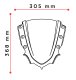 Plexi Z-Racing Screen 21715 YAMAHA YZF-R125 (23-26)