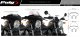 Polokapotáž s plexi Sport Batwing SML 21059 Gloss HONDA CMX 500 REBEL (17-19)