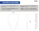 Plexi Touring Screen 22765 YAMAHA TRACER 7 (25-26), TRACER 7 GT (25)