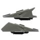 Bočné kryty rámu BMW R1200 GS (13-18)