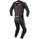 Dvojdielna kombinéza GP Force Chaser Black/Red Fluo