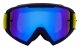 MX okuliare WHIP Matt Blue - modré + číre plexi