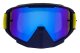 MX okuliare WHIP Matt Blue - modré + číre plexi