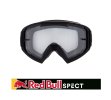 MX okuliare WHIP Black - číre plexi