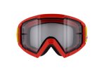 MX okuliare WHIP Red - číre plexi