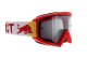 MX okuliare WHIP Red - číre plexi