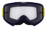 MX okuliare EVAN Matt Blue - číre plexi