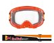 MX okuliare STRIVE Matt Orange - číre plexi