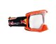 MX okuliare STRIVE Matt Orange - číre plexi