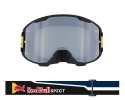 MX okuliare STRIVE Matt Black - strieborné plexi