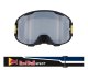 MX okuliare STRIVE Matt Black - strieborné plexi