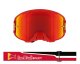 MX okuliare STRIVE Matt Red - červené plexi